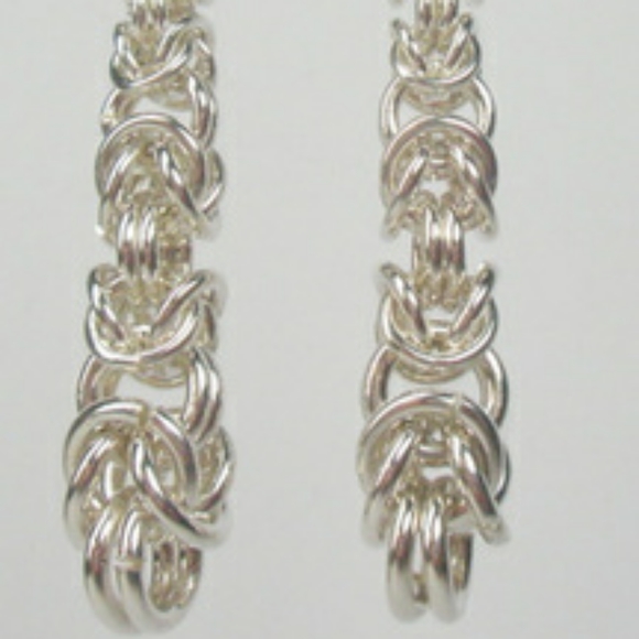 Giani Bernini Byzantine Chain Drop Earrings in Sterling Silver - Picture 7 of 11